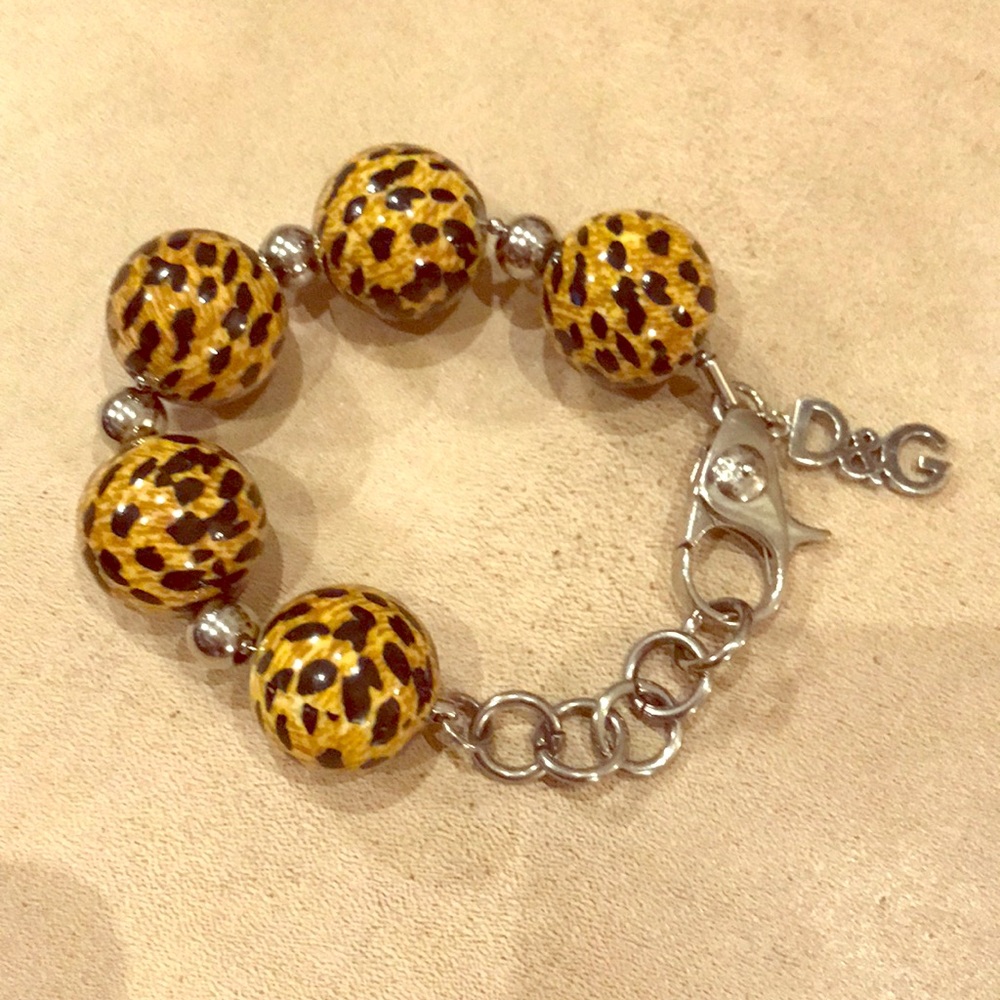 Dolce and Gabbana  leopard bracelet